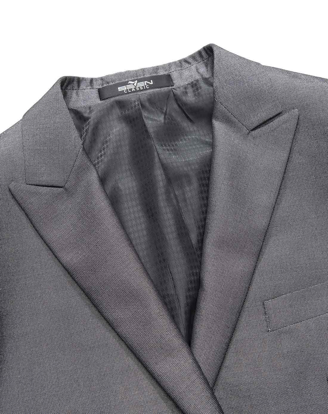 灰色绅士经典商务长袖西服套装