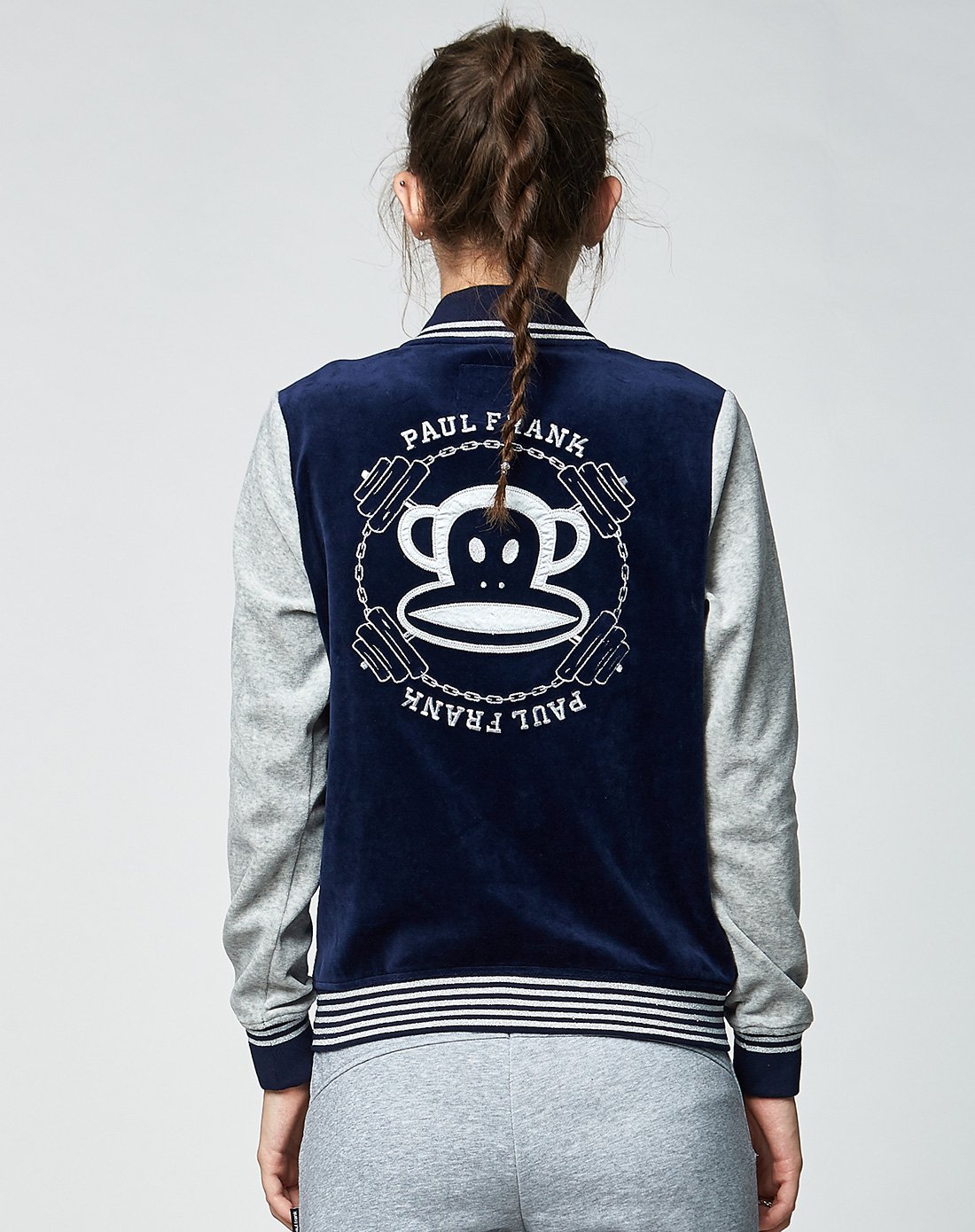 大嘴猴paul frank 俏丽百搭 女款运动棒球服