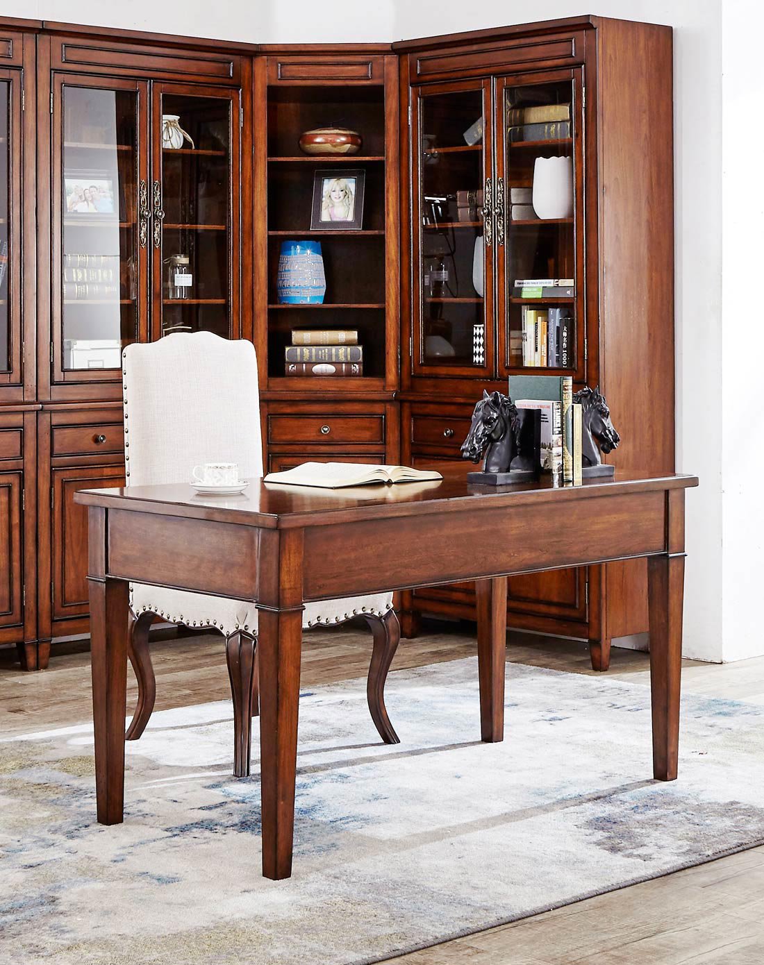 美式乡村书桌写字台办公桌