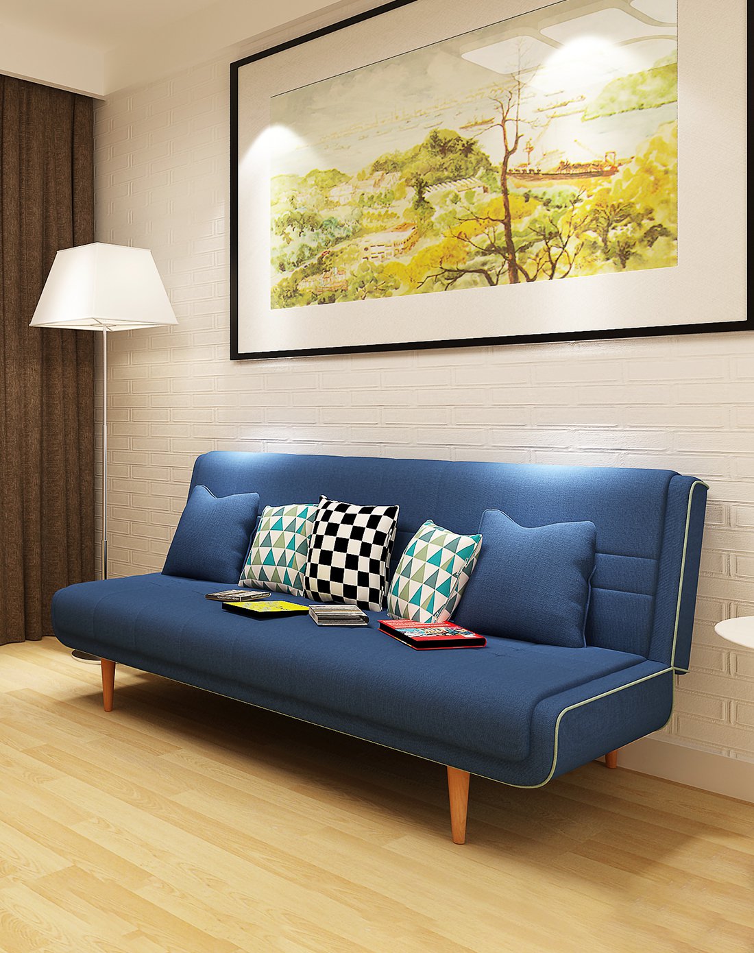 现代简约 客厅家具小户型多功能客卧两用家用折叠沙发床