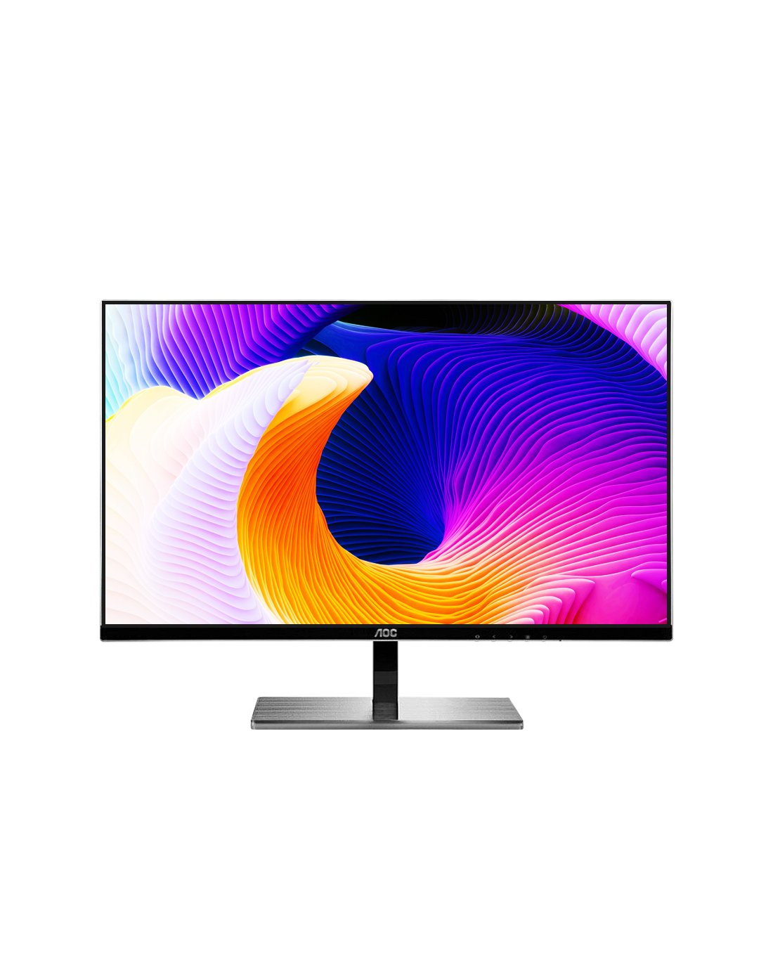 aoc 卢瓦尔系列 lv243xid 23.8英寸窄边框ips广视角不闪屏显示器