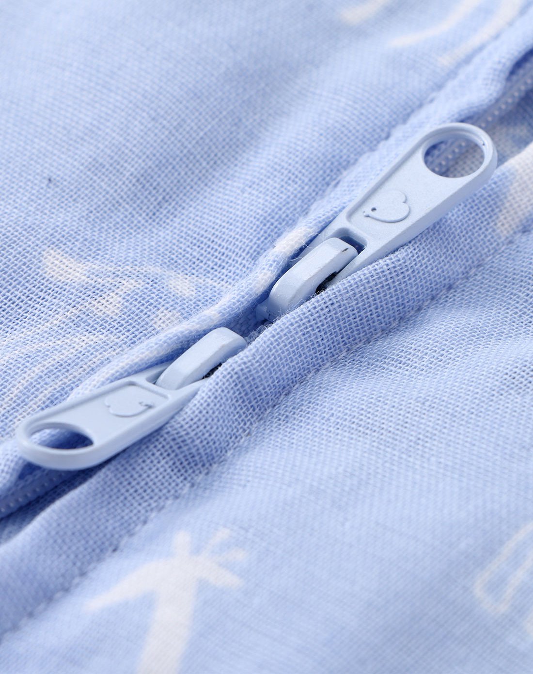 婴儿夹棉纱布睡袋 四季防踢被带脚套