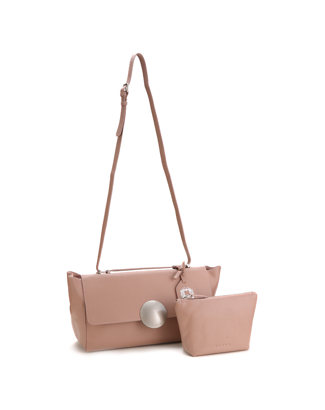 欣贺卓雅jorya 欧美范简约单肩包 深肤 f