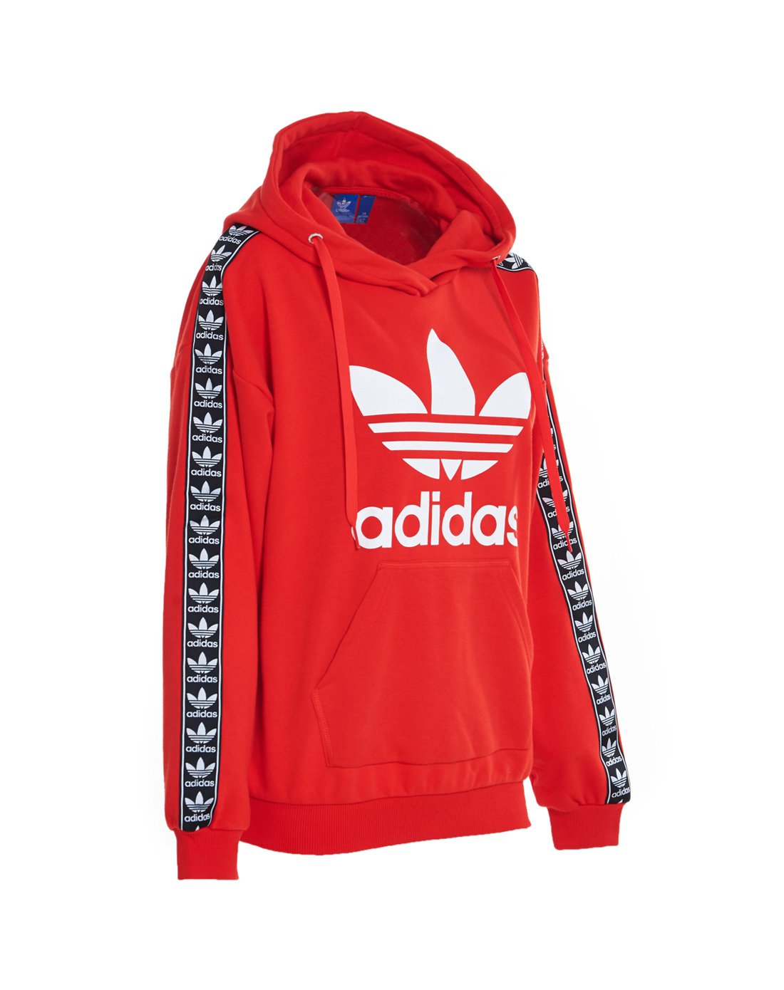 trefoil hoodie 女款红色卫衣 三叶草系列 阿迪达斯adidas