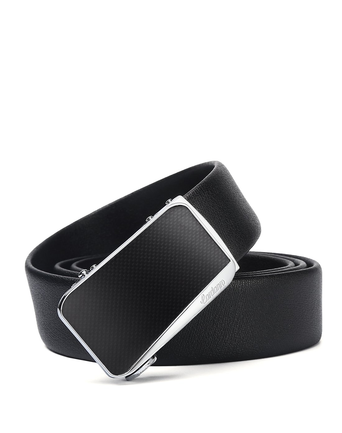 卡丹路(cardanro)新款男士自动扣皮带牛剖层移膜革商务腰带