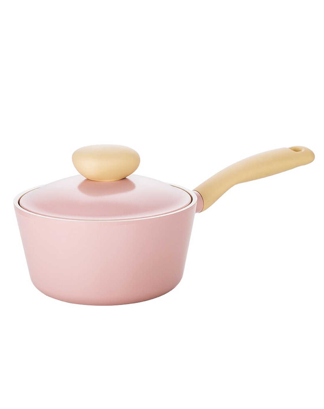 18cm单柄陶瓷奶锅不粘锅 宝宝辅食锅 煮面煮粥热奶锅小汤锅