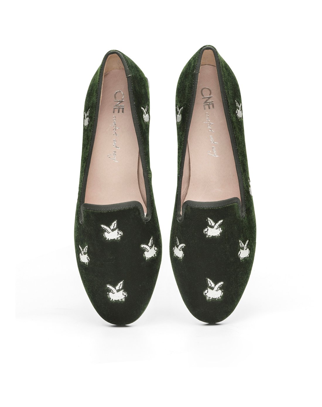 【2018春夏新款】刺绣女鞋子圆平跟女单鞋乐福鞋9m06308