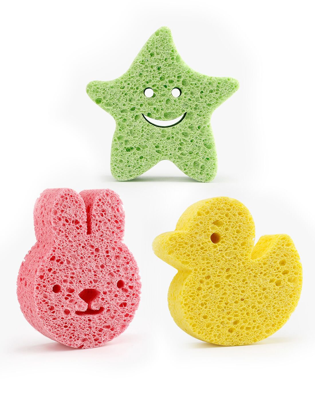 婴儿宝宝洗澡棉天然海绵儿童搓澡巾沐浴棉浴擦