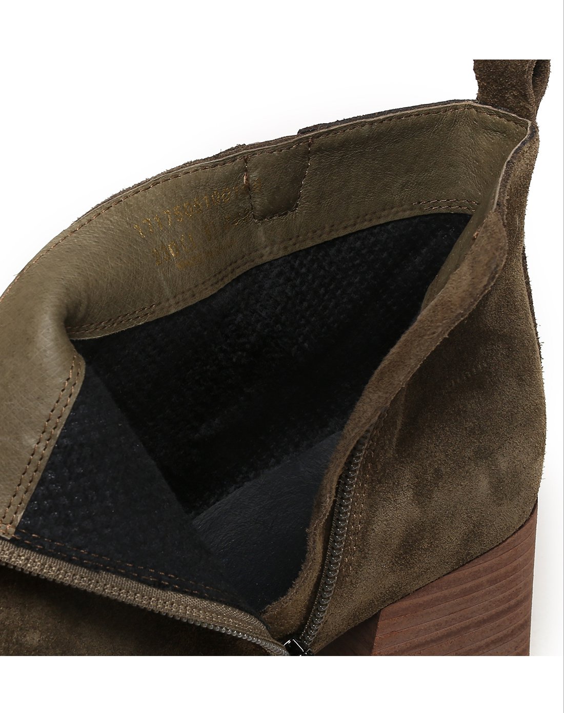 杜拉拉系列 女款墨绿靴子 经典优雅