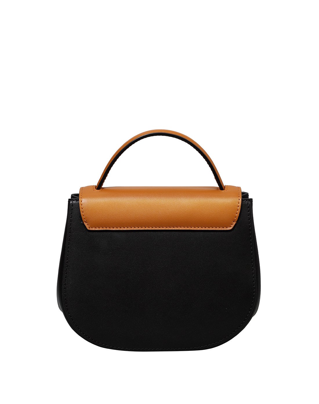 迪桑娜马鞍包真皮撞色手提包斜挎单肩包