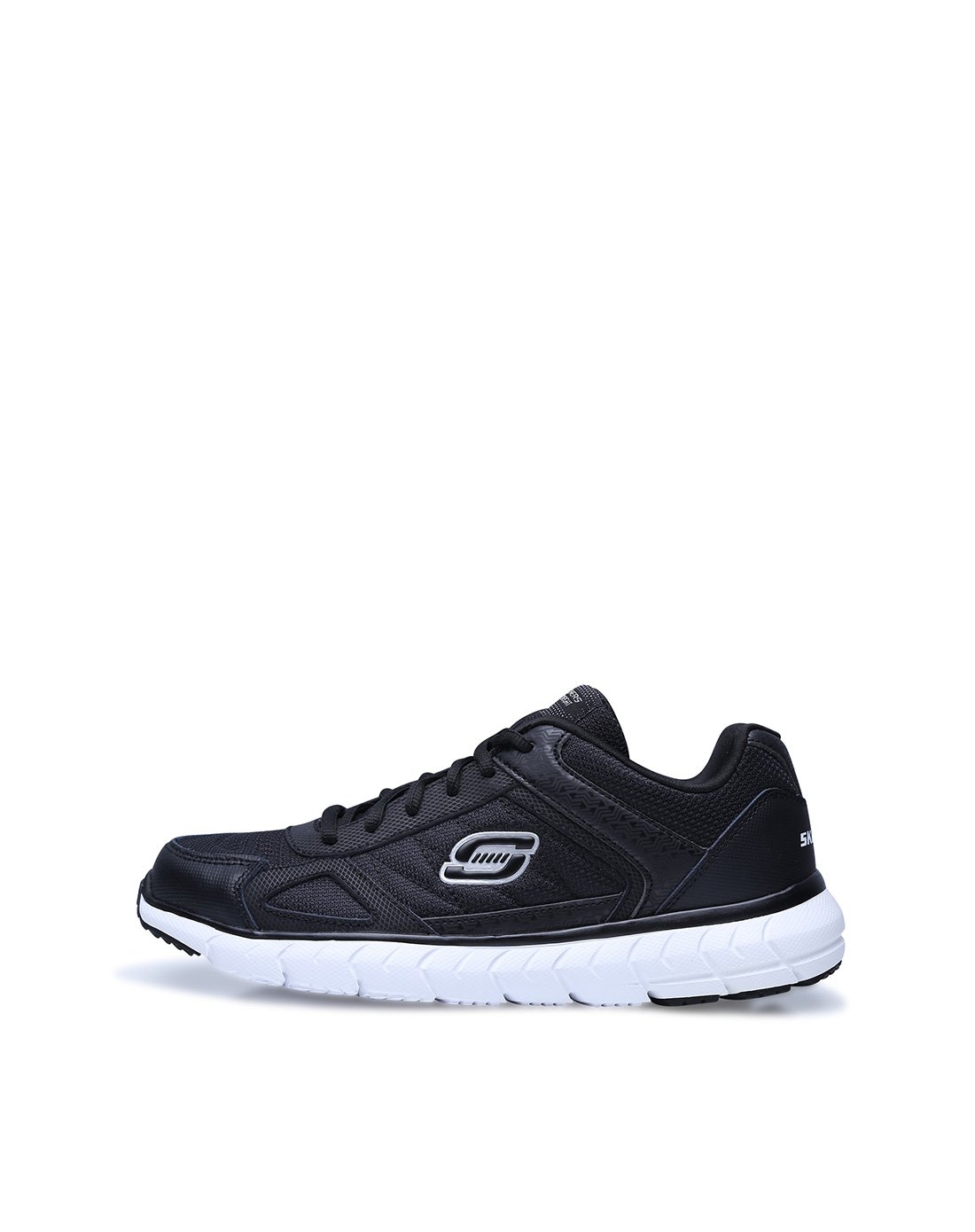 skechers 斯凯奇 男士绑带轻便运动鞋 拼接纯色时尚休闲鞋