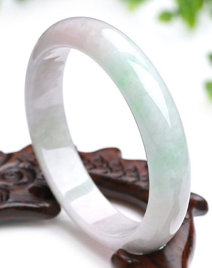 tamina 天然a货冰糯水润翡翠手镯/碧玉手镯/玉石手镯/玉镯子