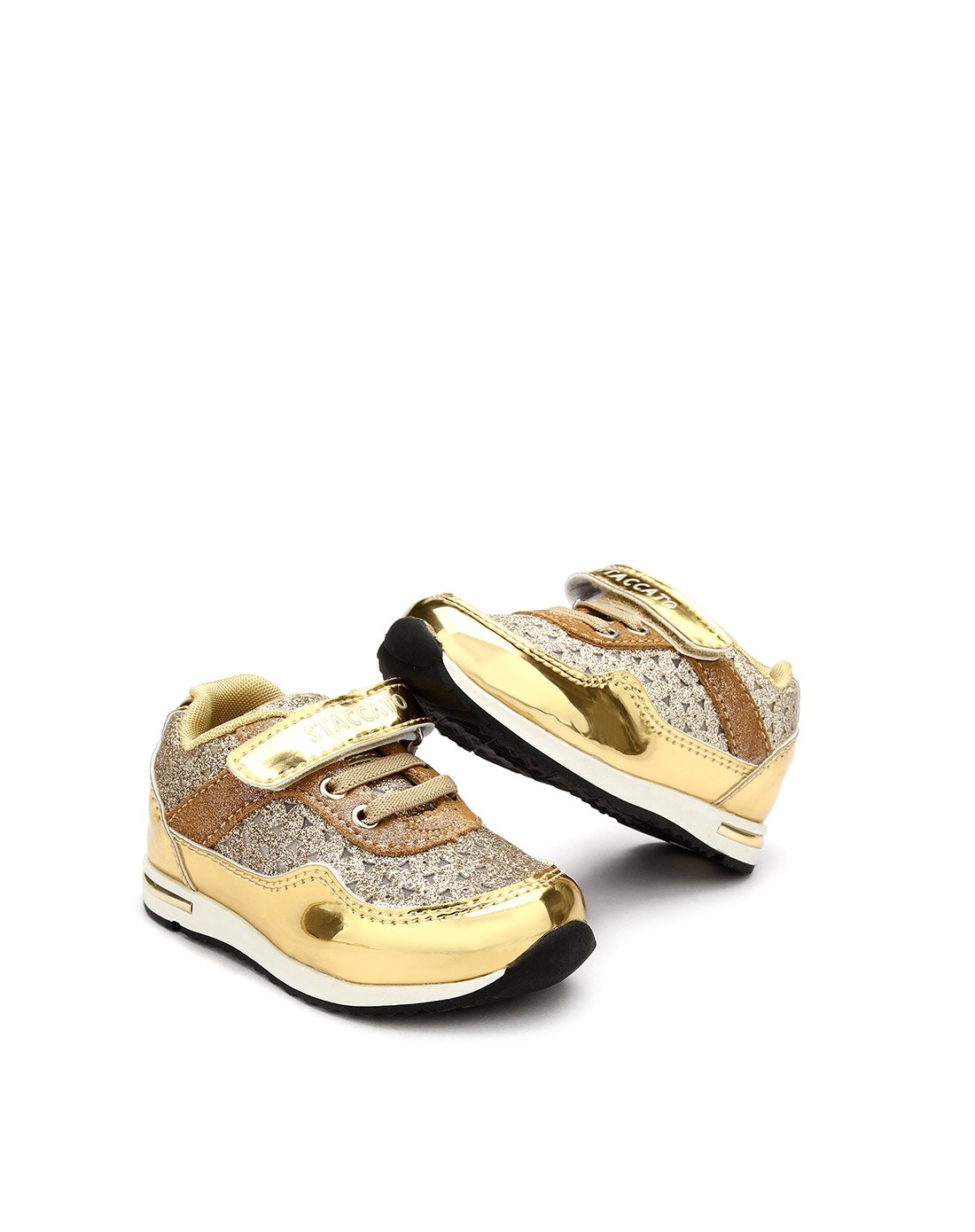 百丽知名童鞋断码清仓专场思加图 女幼童闪亮个性休闲鞋(14-16)yroco