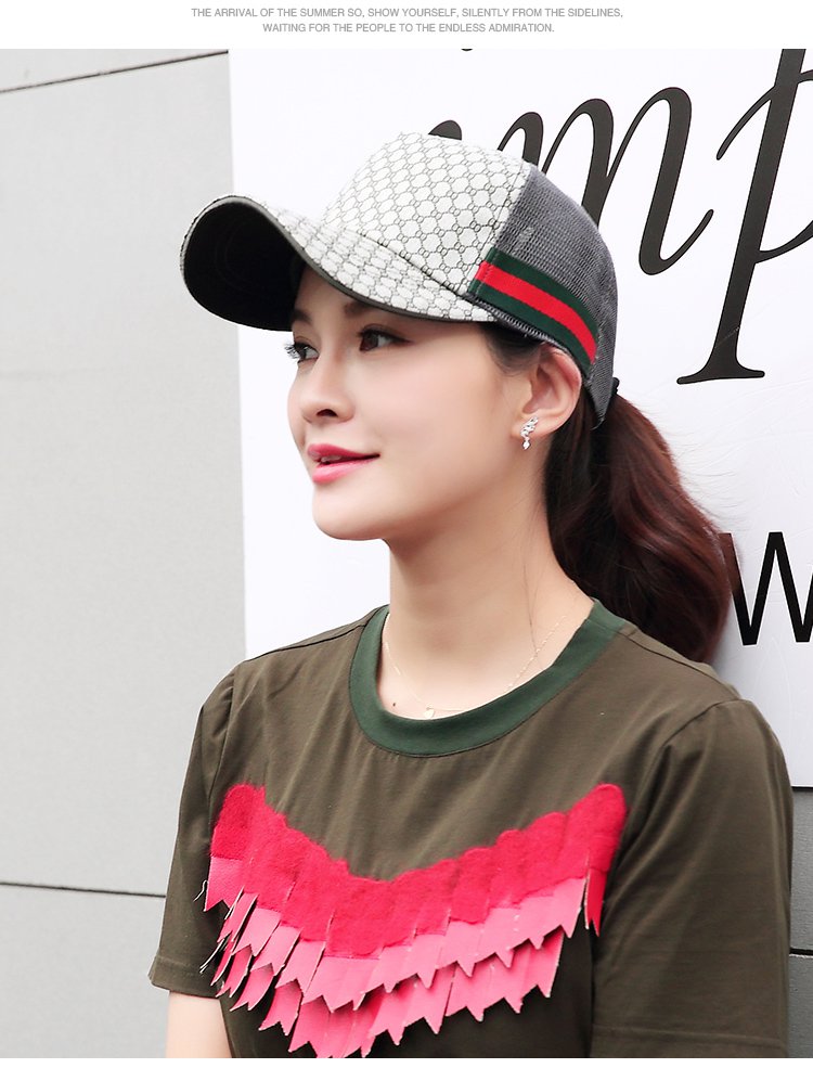 时尚休闲百搭情侣款防晒鸭舌棒球帽子