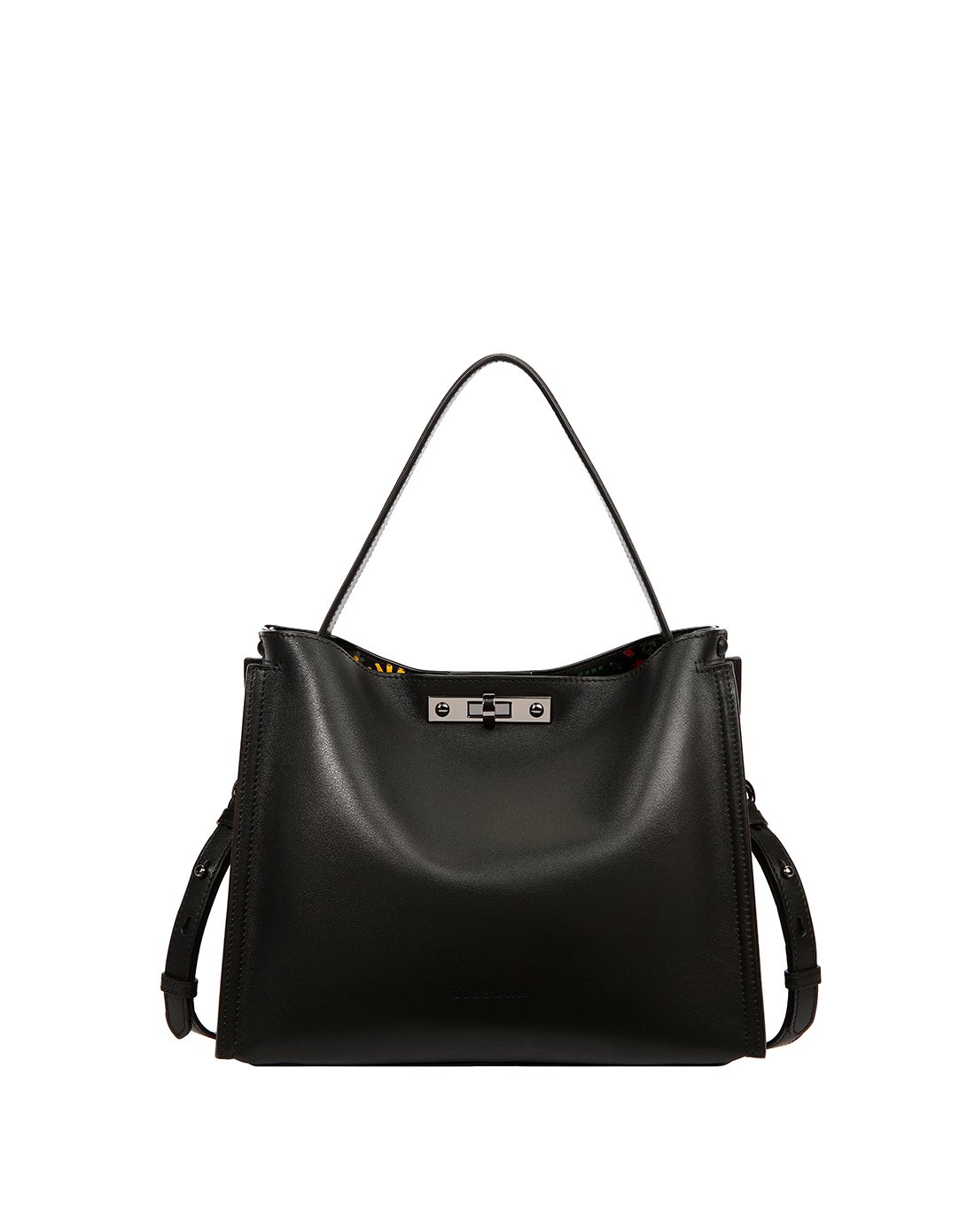 迪桑娜时尚真皮手提包简约女包