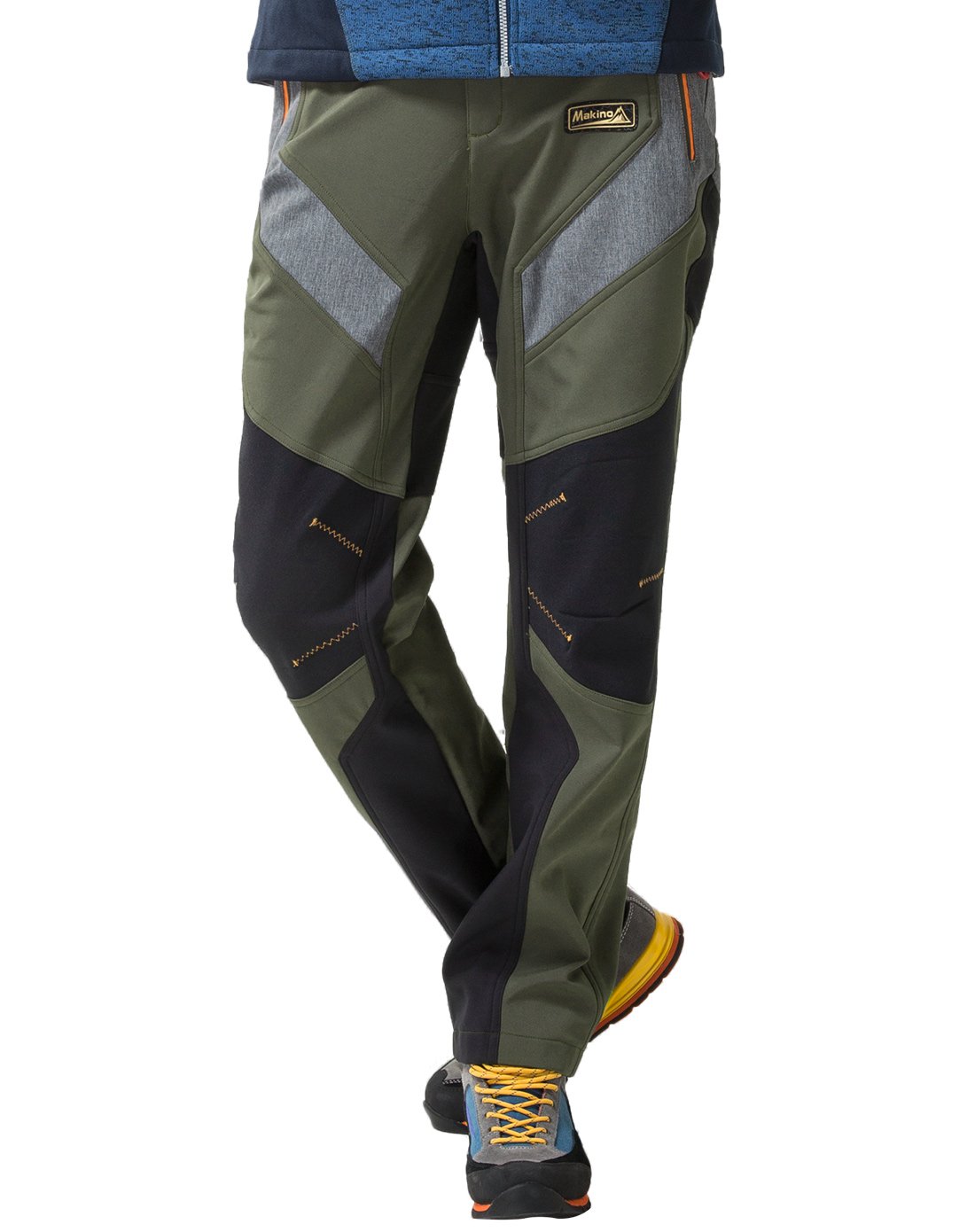 防风保暖加绒 男款软壳裤 舒适耐磨