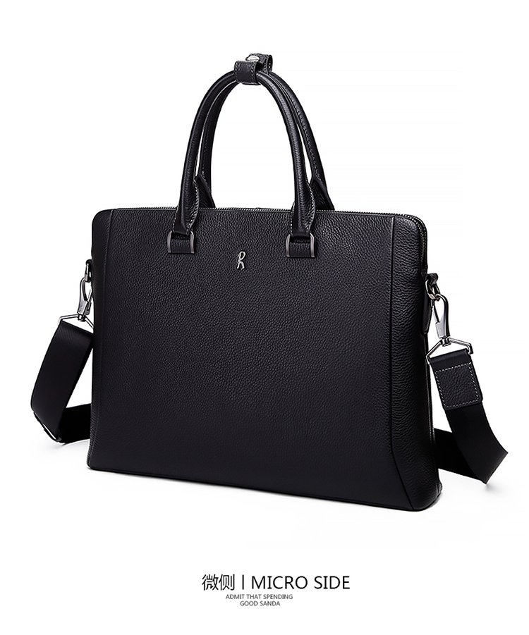 诺贝达roberta di camerino 【公文包男包】真皮横款商务手包公文包