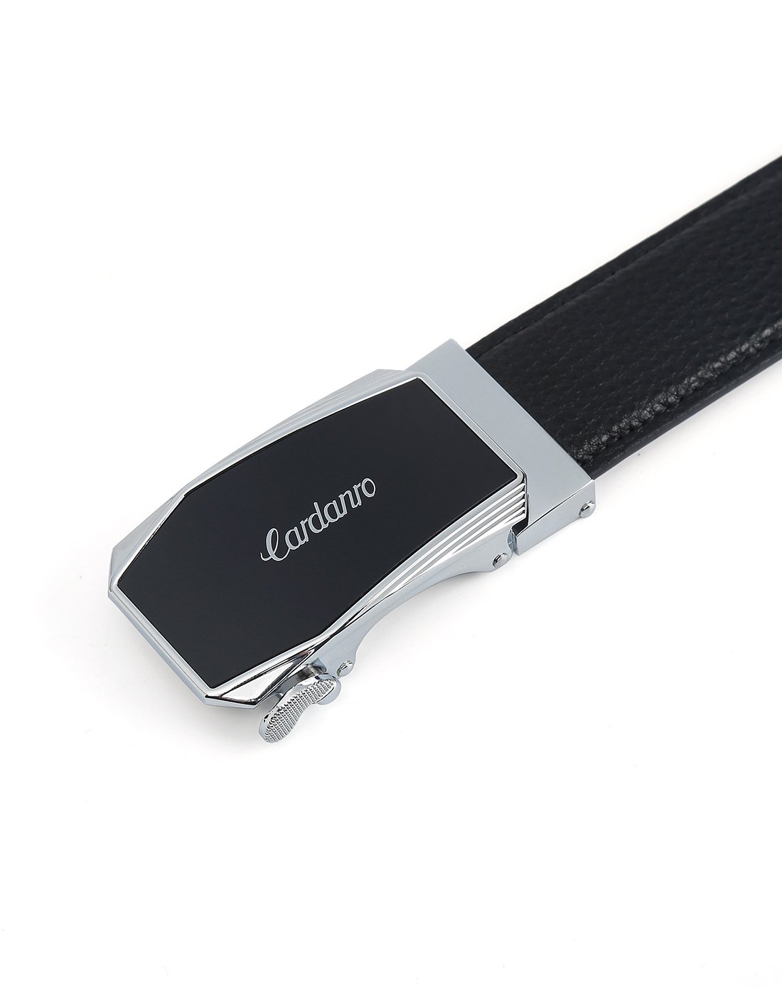 卡丹路(cardanro)男士牛皮时尚自动扣皮带休闲简约腰带