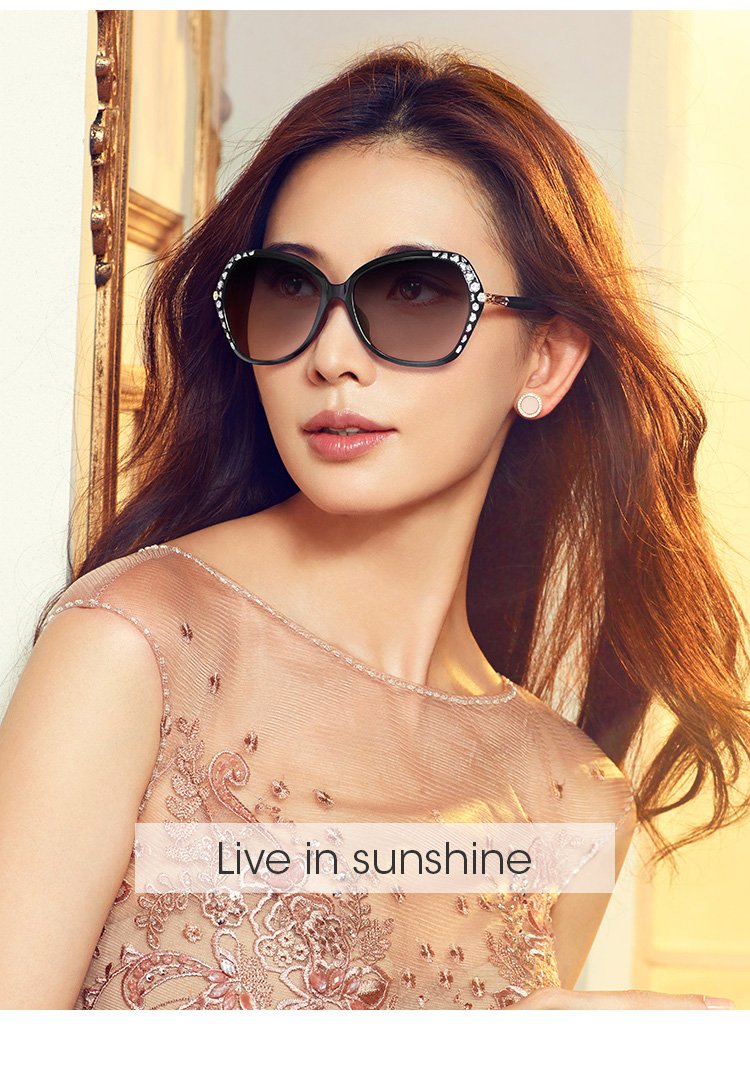 海伦凯勒眼镜女款时尚复古墨镜女士款明星同款偏光太阳镜