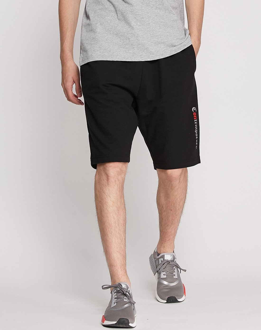 真维斯短裤男 2018夏季新品 男装印花针织运动短裤五分裤