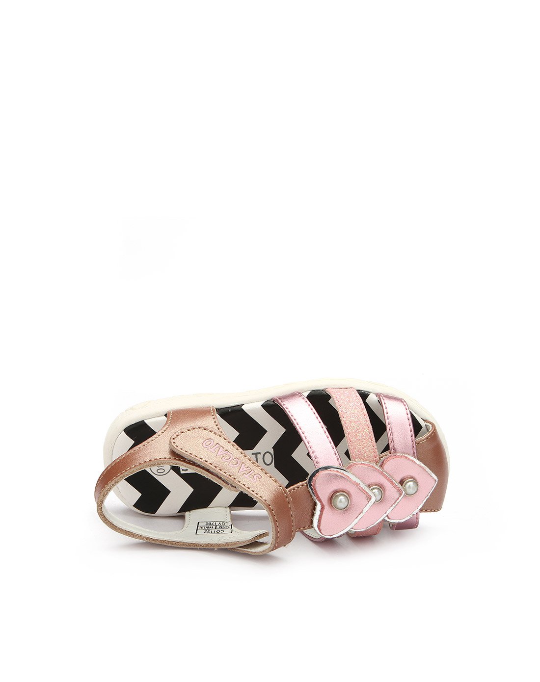 百丽集团婴幼童鞋专场思加图 夏季新品女幼童时尚吸睛配饰包头时装