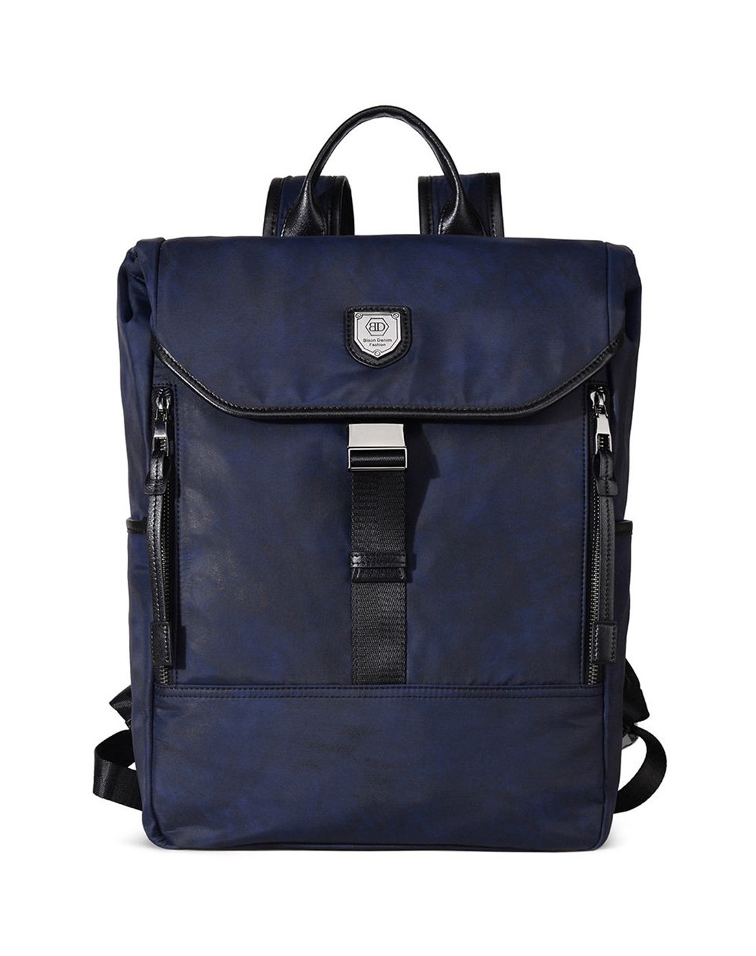 个性摩登韩版休闲潮男尼龙布双肩包