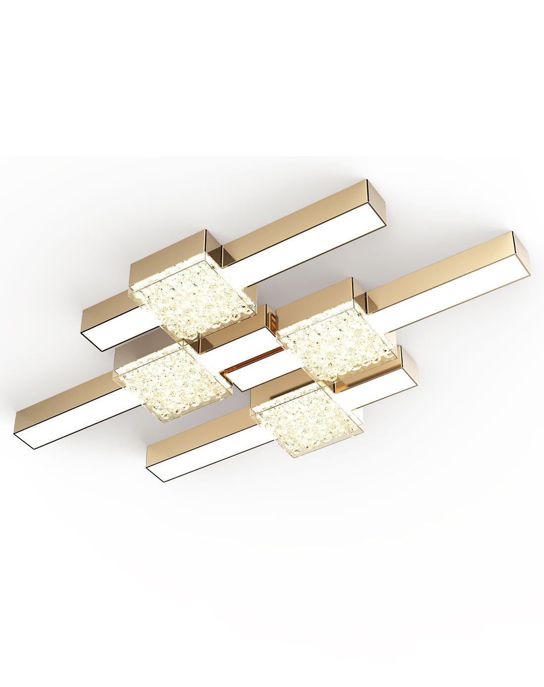 奥朵led吸顶灯北欧客厅主卧室灯创意轻奢水晶灯北欧后现代餐厅灯cl4