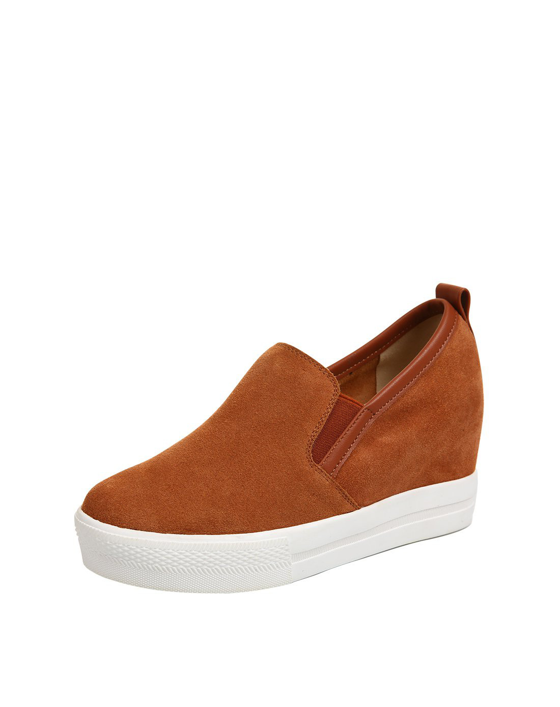 新款全牛反绒皮时尚简约乐福鞋