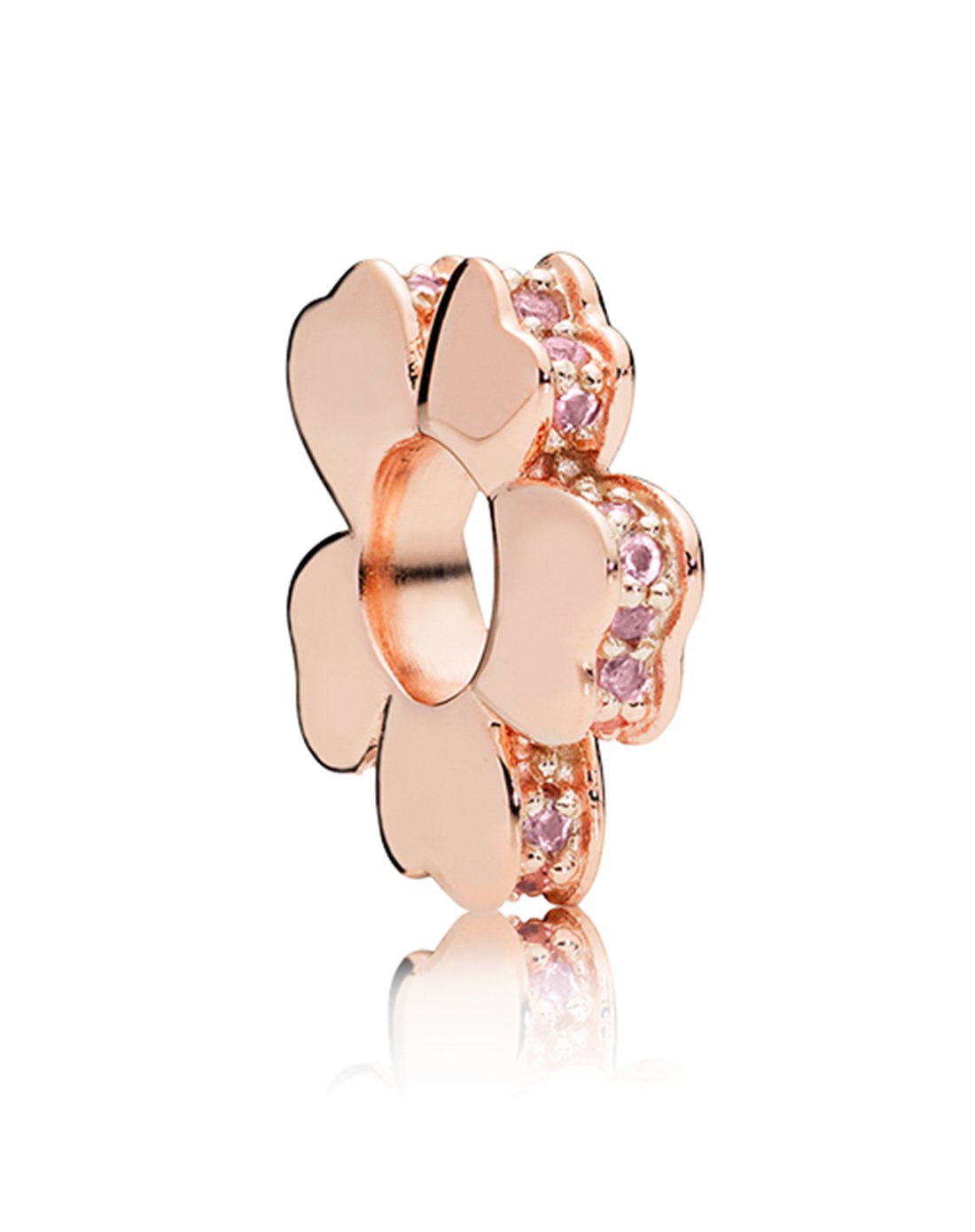 pandora潘多拉 玫瑰系列陌上花开小串饰 787042npr开学送礼