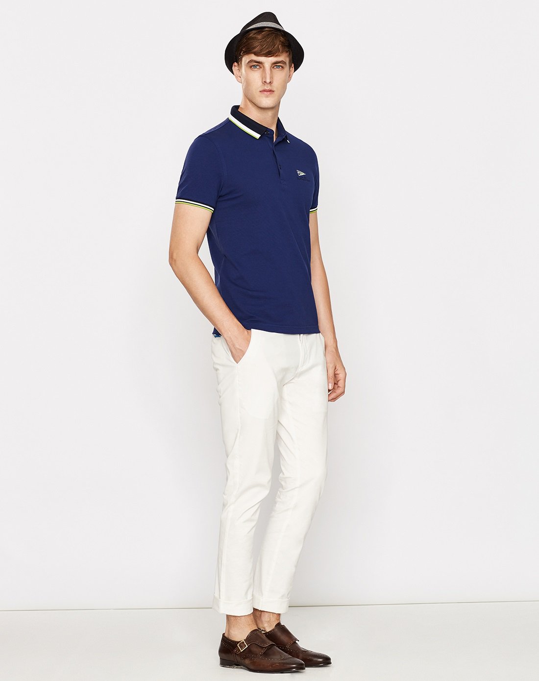 纳维凯尔navigare男装夏上新专场2018年新款 男式 休闲短袖polo衫