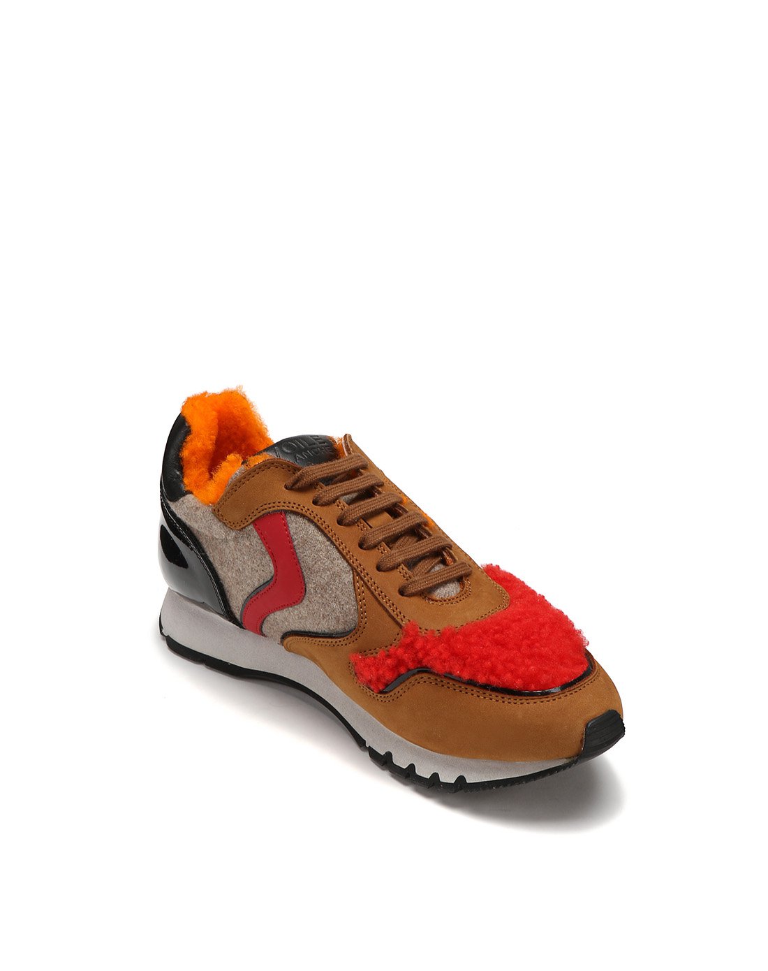 voile blanche 维拉白撞色休闲运动鞋女