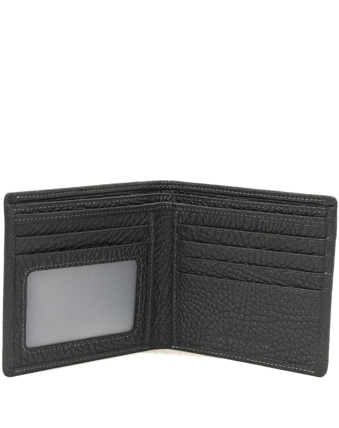 【男钱包短款】诺贝达意式商务荔枝纹真皮柔软质感横款 男士钱包