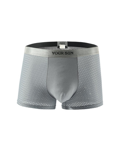 宜而爽3条装男士亲肤透气网眼平角内裤男士内裤