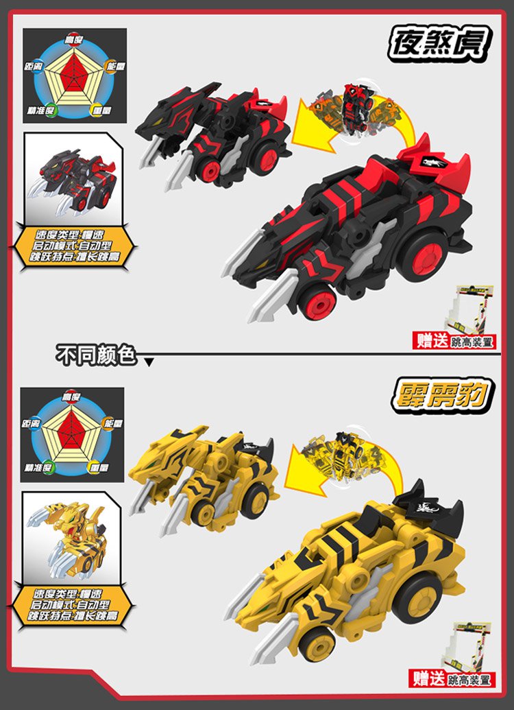 跳跃战士-单只装-丛云飞 3岁以上儿童卡通动漫玩具