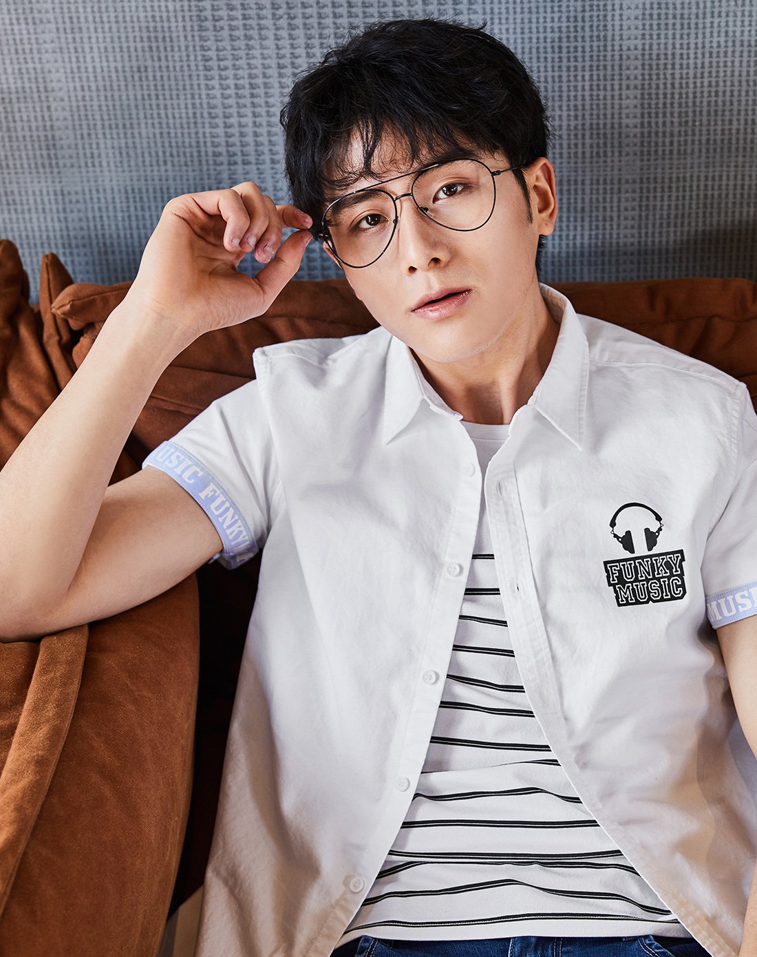 森马男装限时一件五折专场森马夏季男款纯棉时尚印花休闲短袖衬衫