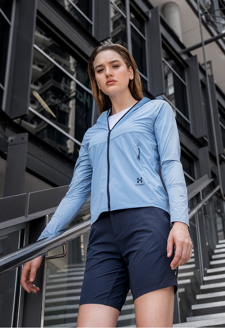 hotsuit&akiii classic专业运动专场休闲舒适 女款皮肤风衣外套