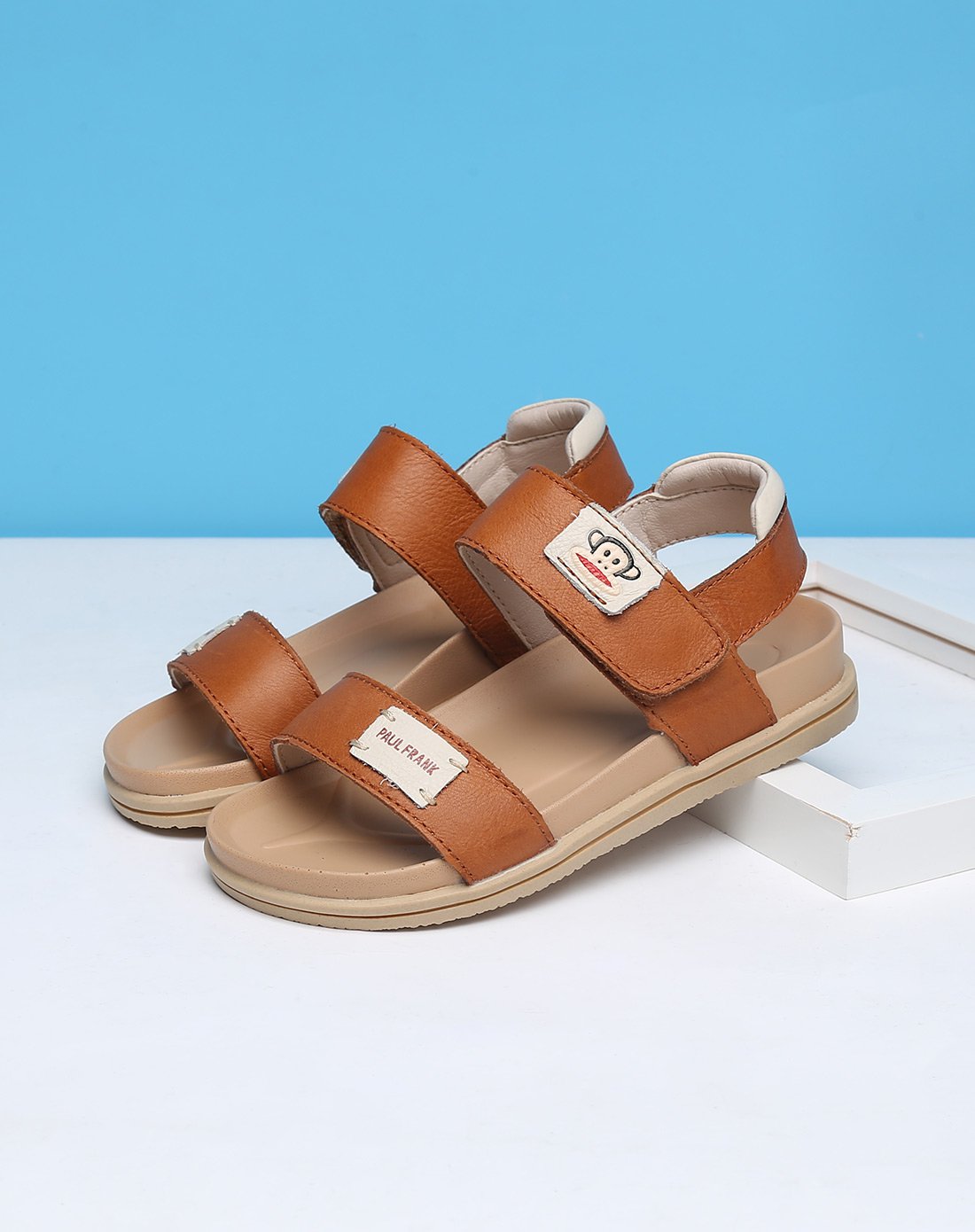 男中童夏季舒适儿童皮凉鞋