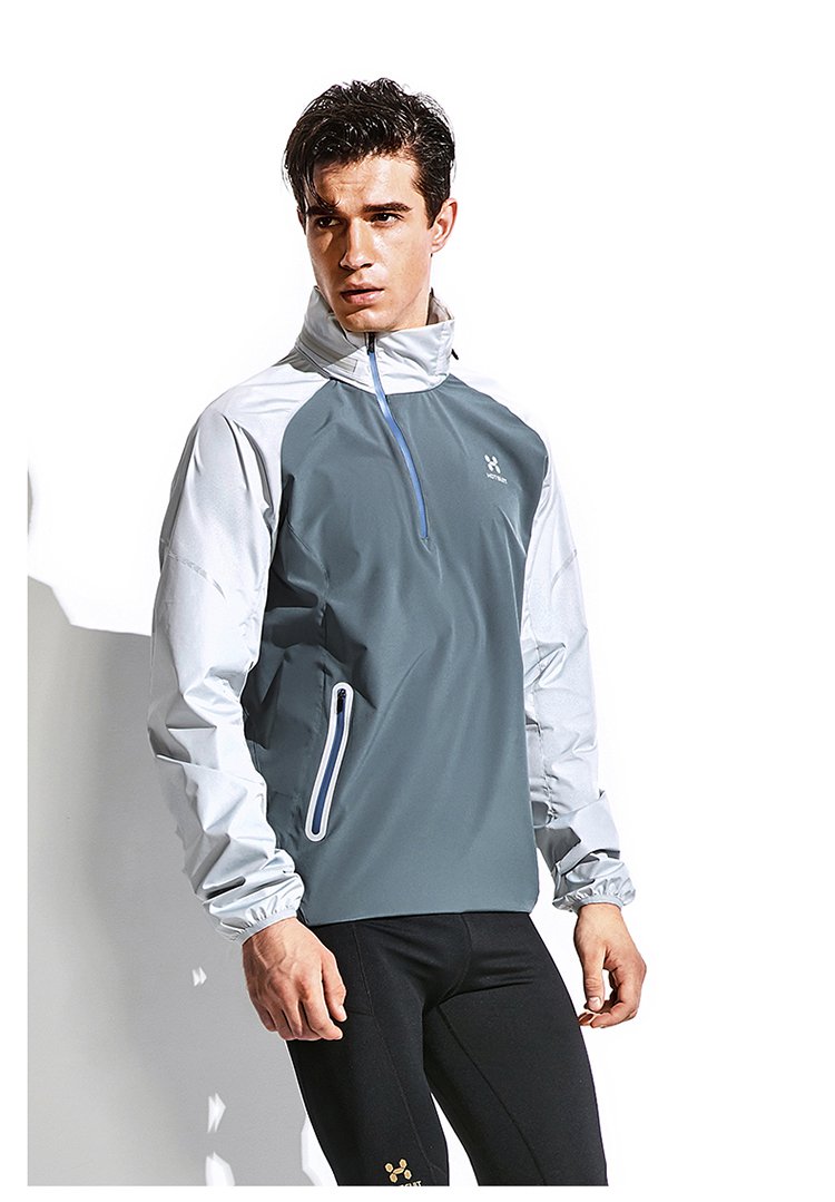 hotsuit&akiii classic专业运动专场加速热循环 男款半开拉链发汗服