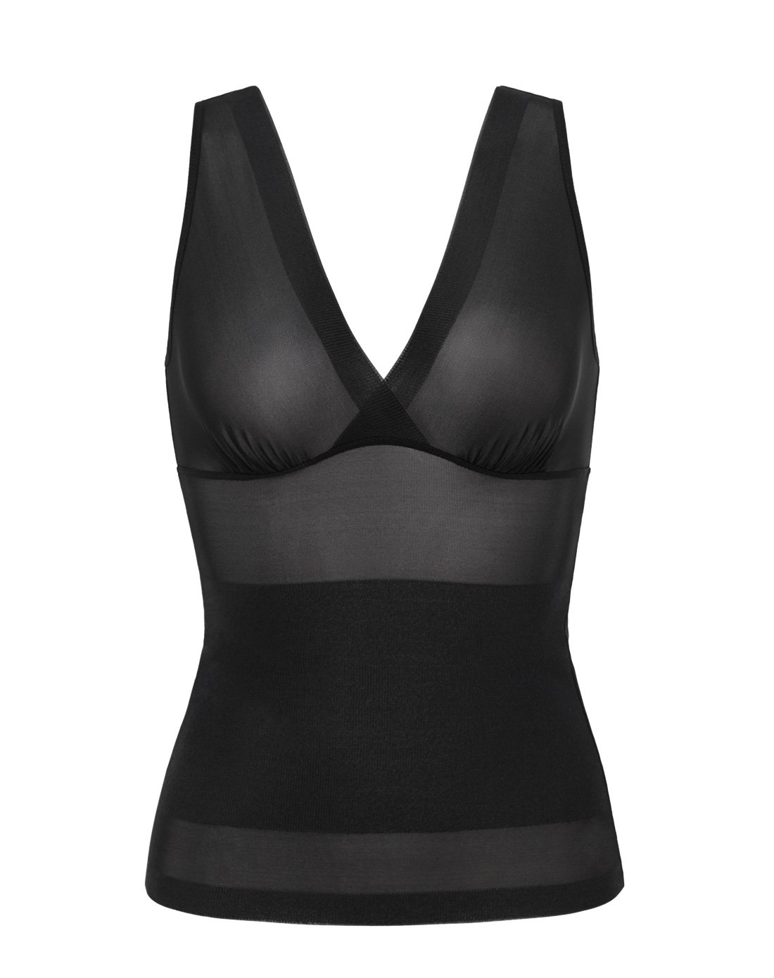 v领塑身衣 轻薄微透轻束身上衣女 亲肤透气