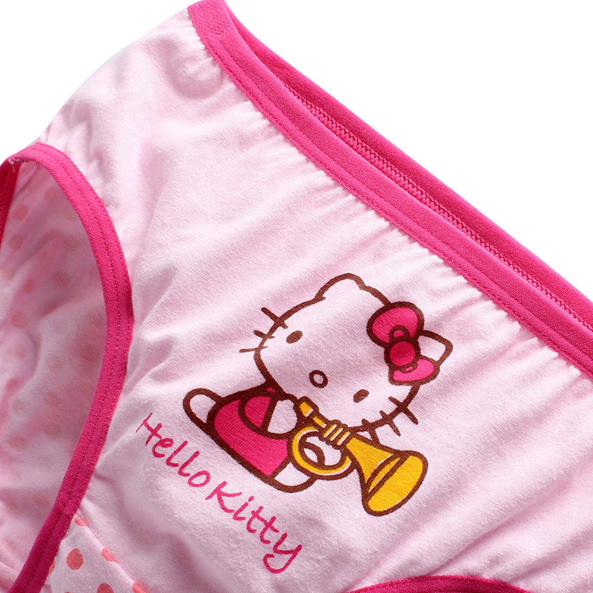 hello kitty女款/女童棉质三角内裤4条装(颜色图案随机发) 精梳棉