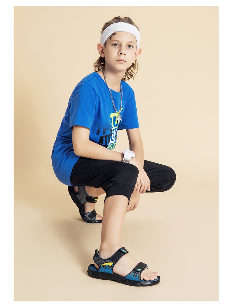 七波辉凉鞋 夏季儿童沙滩凉鞋 男小童休闲时尚凉鞋