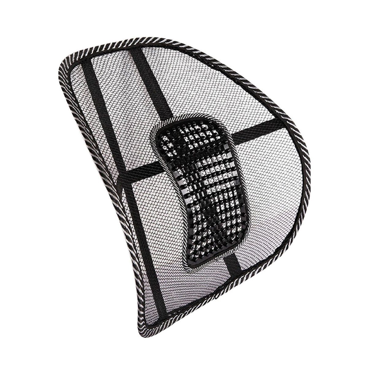 汽车腰靠车用靠背垫冰丝透气腰托夏季靠垫办公室护腰垫