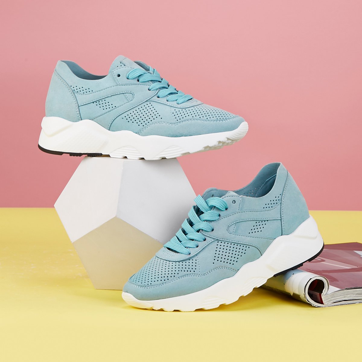 女款超细纤维合成革女鞋女式轻时尚单鞋休闲鞋