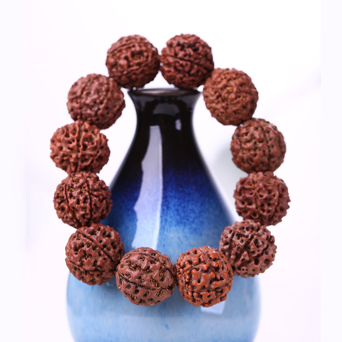 男士手串 明乐禅心六瓣金刚手串 单圈文玩手串 木饰手链 节日送礼