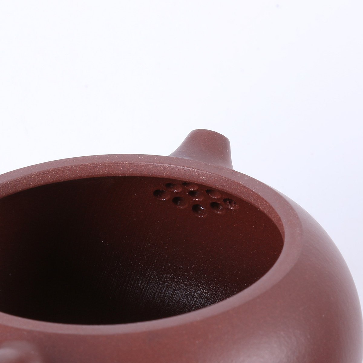 宜兴紫砂壶钱玉娟扁西施壶(紫泥)