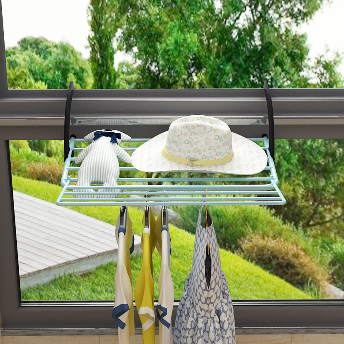 家世比收纳用品专场简易阳台晾晒架vsjy02856w6985_唯品会