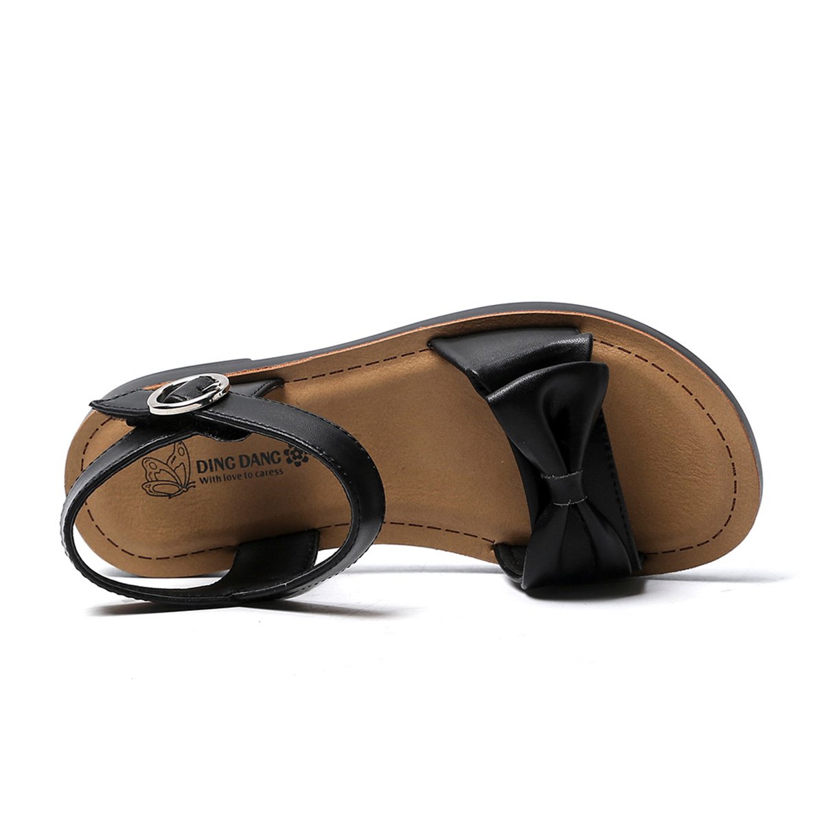 小叮当夏季 蝴蝶结甜美风 女童凉鞋