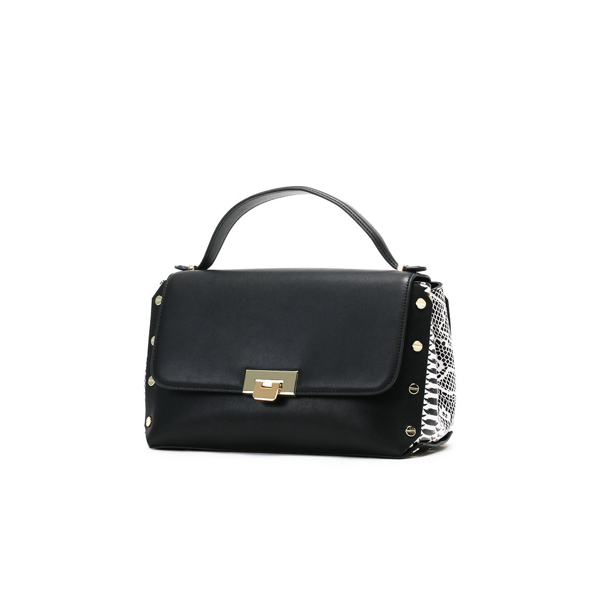 roberta di camerino/诺贝达新款撞色包包斜挎包单肩包女包手提包时尚