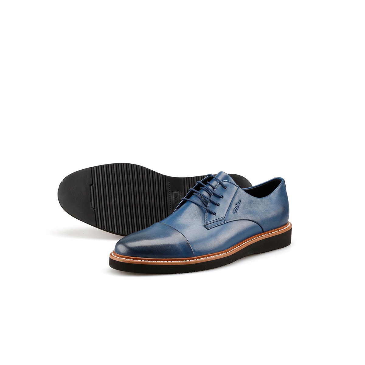 迪宝·阿治奥tibao·aucheho 意大利进口 光面牛皮轻底系带商务鞋男鞋