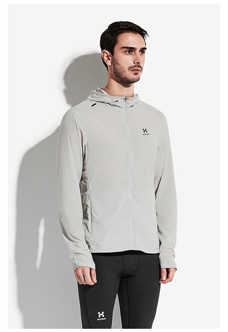 抗皱防缩 男款梭织皮肤风衣户外跑步防晒衣